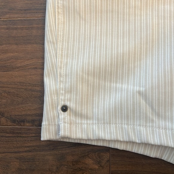 NWT Liz, Claiborne Amber, comfort stretch, neutral stripe shorts, size 16 - Picture 5 of 10